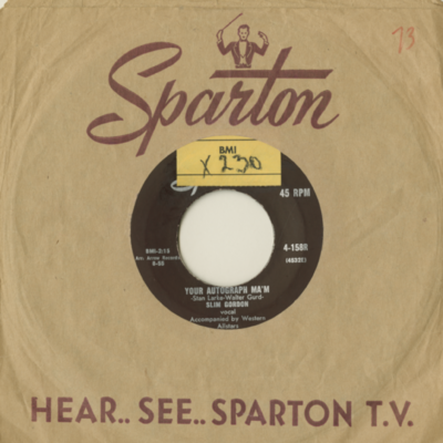 Your Autograph Ma'm / Nobody Knows It Better Than You (1955)