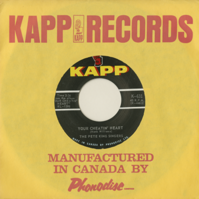 Your Cheatin' Heart / There'll Be No Teardrops Tonight