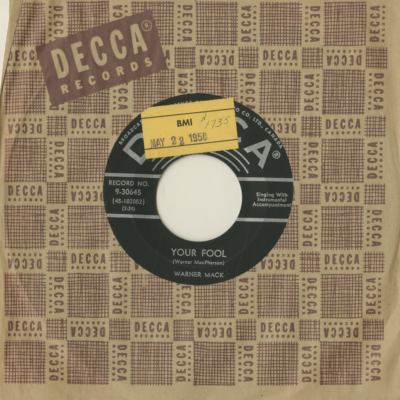 Your Fool / Lonesome For You Now