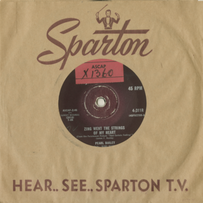 Zing Went The Strings Of My Heart / That Certain Feeling (1956)