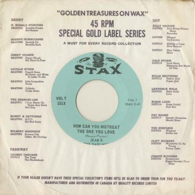 How Can You Mistreat The One You Love / That Man Of Mine (1967)