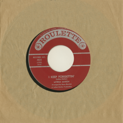 I Keep Forgettin' / I Can't Say No