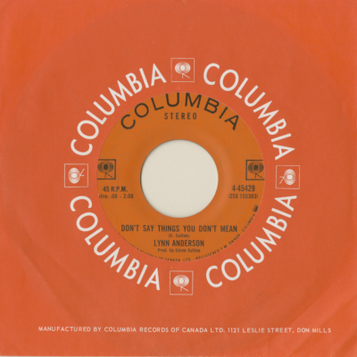 Don't Say Things You Don't Mean / How Can I Unlove You