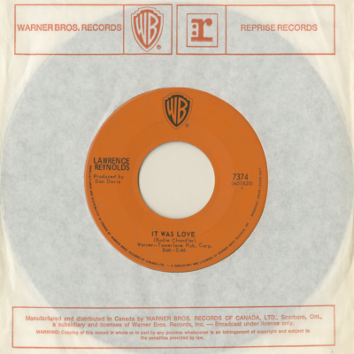 It Was Love / Messing With My Mind (1970)