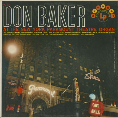 Don Baker At The New York Paramount Theatre Organ (1957)