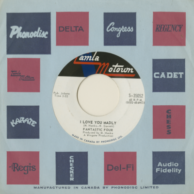 I Love You Madly / I Love You Madly (1969)