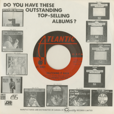 Snatching It Back / Making Love At The Dark End Of The Street (1969)