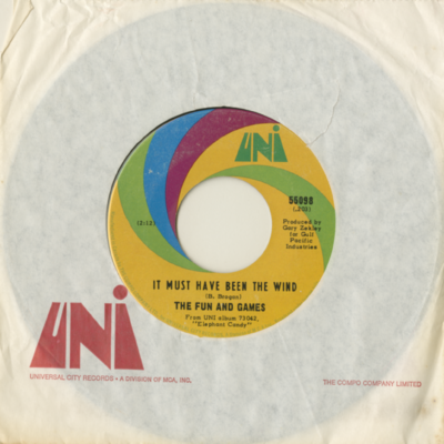 It Must Have Been The Wind / The Grooviest Girl In The World (1969)