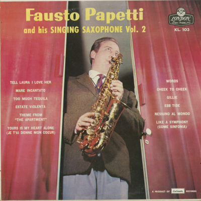 Fausto Papetti And His Singing Saxophone Vol 2