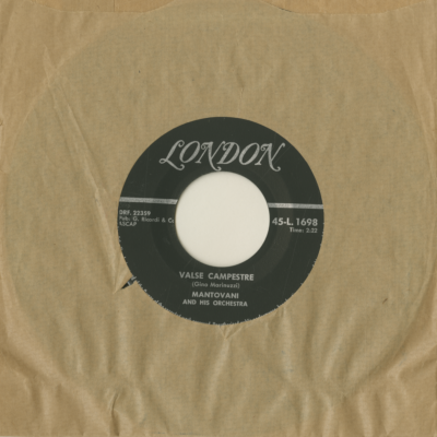 Song Of Sorrento / Valse Campestre (1956)