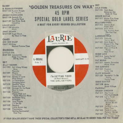I'm Getting Tired / The Girl-Getters (1965)