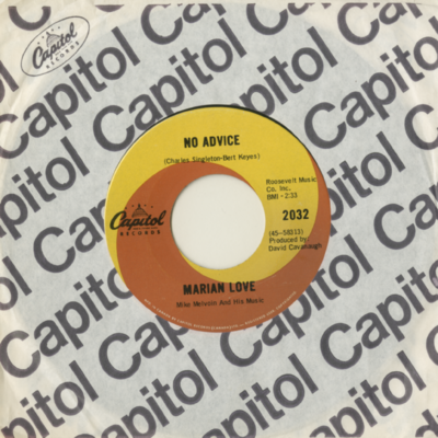 No Advice / The Right To Cry