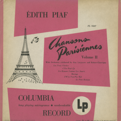 Edith Piaf Chansons Parisiennes Volume 2