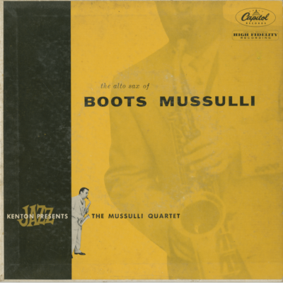 The Alto sax Of Boots Mussulli (1954)