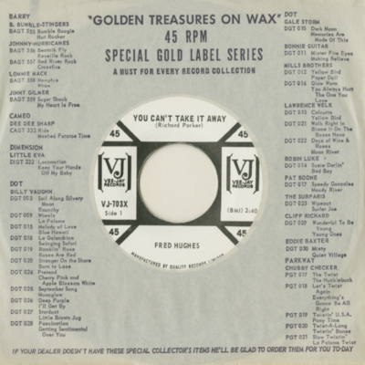 You Can't Take It Away / My Heart Cries Oh