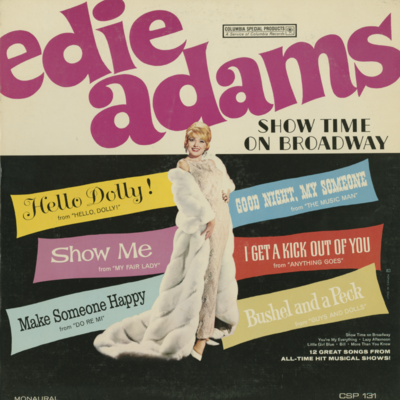 Edie Adams Show Time On Broadway