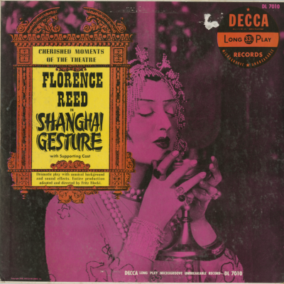 Florence Reed In Shanghai Gesture