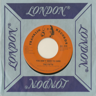 You Don't Seem To Care / Tobacco Road (1970)