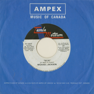 Ben / You Can Cry On My Shoulder (1972)