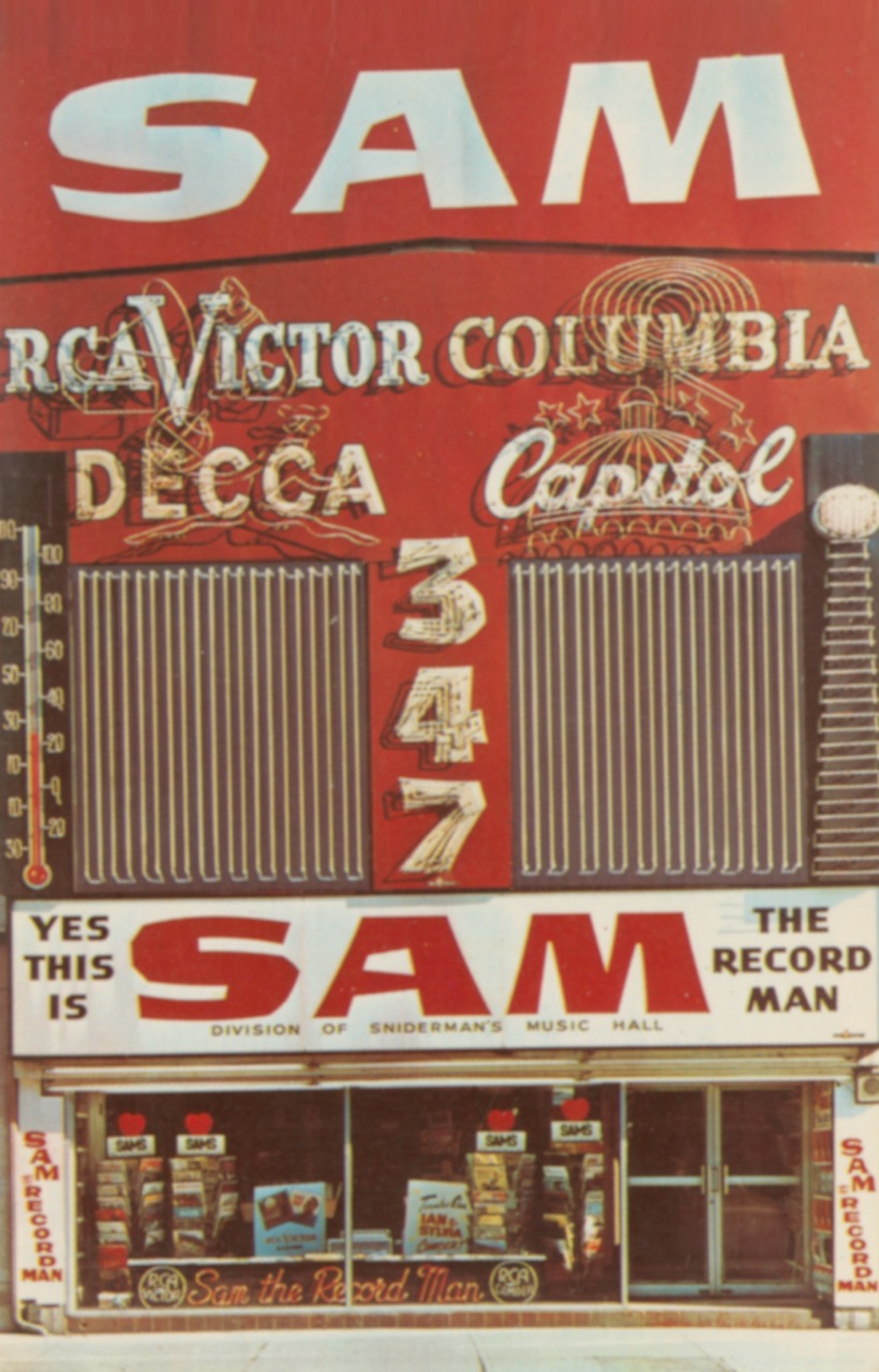 Sam the Record Man storefront