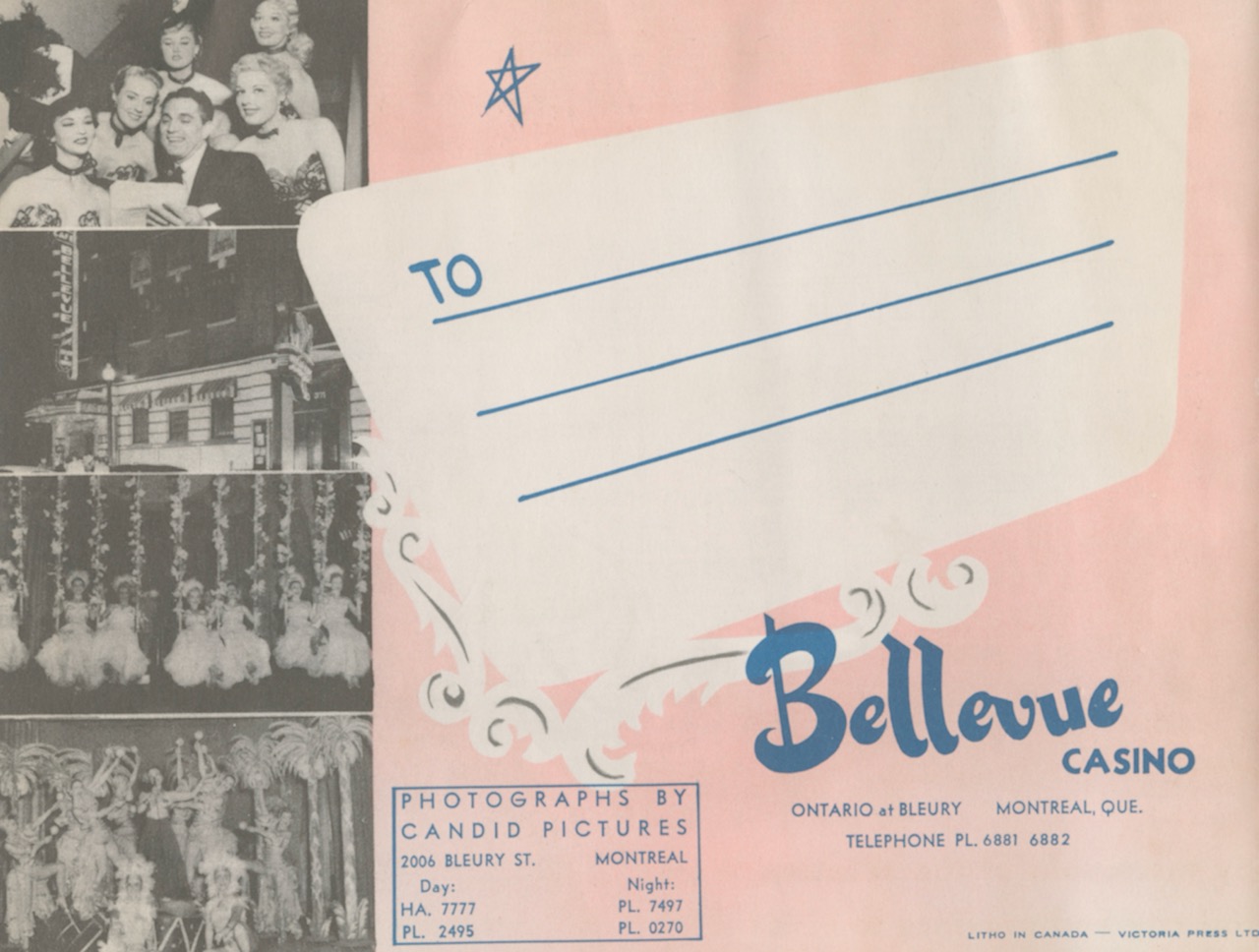 Belleview Casino Montreal back cover